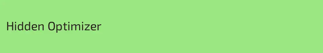 Hidden Optimizer